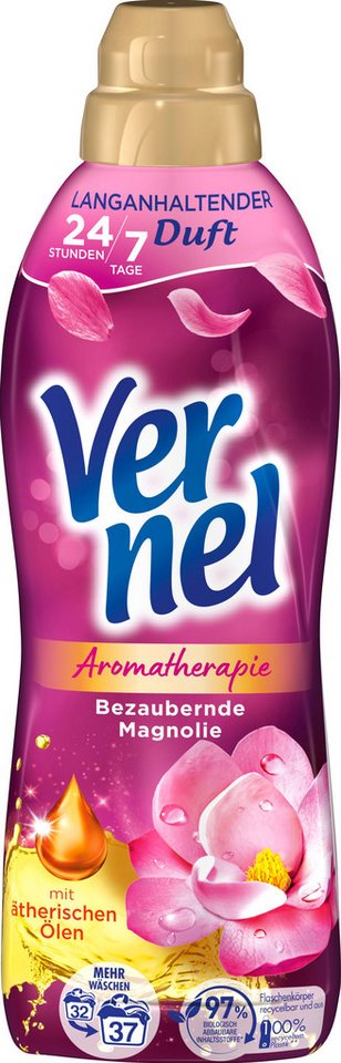 Vernel Aromatherapie Bezaubernde Magnolie 37 WL Weichspüler (1-St. mit ätherischen Ölen) von Vernel