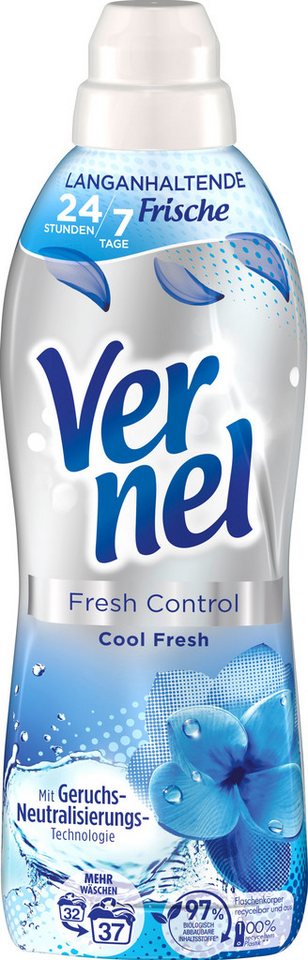 Vernel Fresh Control Cool Fresh 37 WL Weichspüler (1-St. für 24/7 langanhaltende Frische) von Vernel