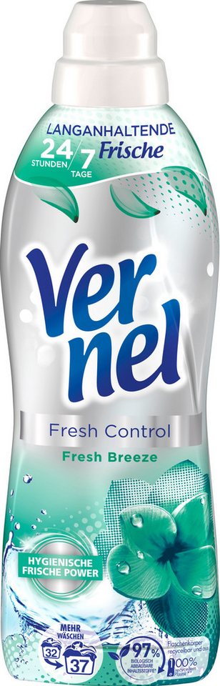 Vernel Fresh Control Fresh Breeze 37 WL Weichspüler (1-St. für 24/7 langanhaltende Frische) von Vernel