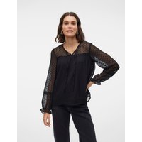 Vero Moda Langarmbluse "VMLEAH LS LACE TOP WVN GA NOOS" Vero Moda Langarmbluse "VMLEAH LS LACE TOP WVN GA NOOS" von Vero Moda