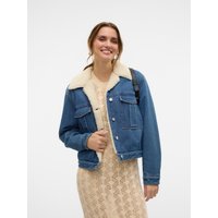 Vero Moda Jeansjacke "VMGISLA LS TEDDY DNM JACKET GU3280" von Vero Moda