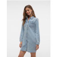 Vero Moda Jeanskleid "VMJENNIE LS SHORT DENIM DRESS GA NOOS" von Vero Moda