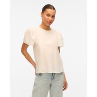 Vero Moda Kurzarmbluse "VMPRETTY SS TOP WVN GA NOOS" von Vero Moda
