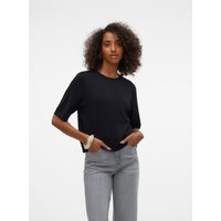 Vero Moda Kurzarmpullover "VMSILJE 2/4 O-NCK OVERSIZE PULL GA NOOS" von Vero Moda