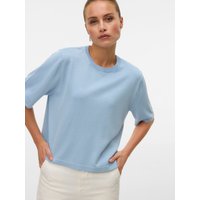Vero Moda Kurzarmpullover "VMSILJE 2/4 O-NCK OVERSIZE PULL GA NOOS" von Vero Moda