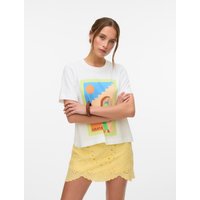 Vero Moda Kurzarmshirt "VMBETA METTE SS TOP BOX JRS GA" von Vero Moda