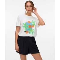 Vero Moda Kurzarmshirt "VMBETA METTE SS TOP BOX JRS GA" von Vero Moda