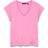 Vero Moda Kurzarmshirt "VMLUNA SS V-NECK TEE JRS NOOS" von Vero Moda
