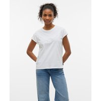 Vero Moda Kurzarmshirt "VMPANNA AVA SS TOP JRS" von Vero Moda