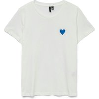 Vero Moda Kurzarmshirt "VMSILJA FRANCIS SS TOP BOX JRS SPE" von Vero Moda