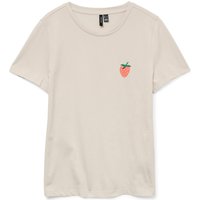 Vero Moda Kurzarmshirt "VMSILJA FRANCIS SS TOP BOX JRS SPE" von Vero Moda