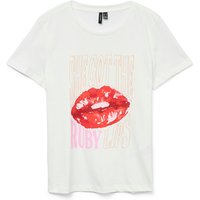 Vero Moda Kurzarmshirt "VMSORI FRANCI SS TOP BOX JRS GA" von Vero Moda