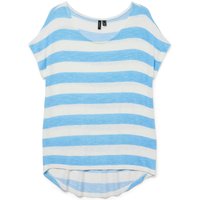 Vero Moda Kurzarmshirt "VMWIDE STRIPE SL TOP GA JRS NOOS" von Vero Moda