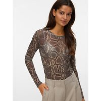 Vero Moda Langarmshirt "VMLOVA LS MESH TOP JRS NOOS" von Vero Moda