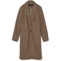 Vero Moda Langmantel "VMBLAZA HERINGBONE LONG WOOL COAT GA BOO" von Vero Moda