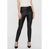 Vero Moda Lederimitathose "VMGANA MR PL LEGGING" von Vero Moda