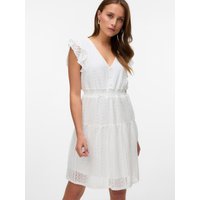 Vero Moda Minikleid "VMHONEY LACE V-NECK SHORT DRESS WVN GA" von Vero Moda