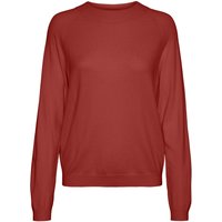 Vero Moda Rundhalspullover "VMHAPPINESS LS RAGLAN PULLOVE GA BOO REP" von Vero Moda