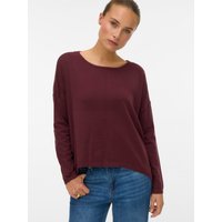 Vero Moda Rundhalspullover "VMBREEZE AURA LS ZIPPER BLOUSE NOOS" von Vero Moda