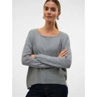 Vero Moda Rundhalspullover "VMBREEZE AURA LS ZIPPER BLOUSE NOOS" von Vero Moda