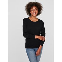 Vero Moda Rundhalspullover "VMCARE STRUCTURE LS O-NECK BLOUSE", aus Bio-Baumwolle von Vero Moda