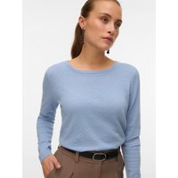 Vero Moda Rundhalspullover "VMCARE STRUCTURE LS O-NECK BLOU NOOS" Vero Moda Rundhalspullover "VMCARE STRUCTURE LS O-NECK BLOU NOOS" von Vero Moda