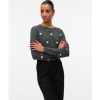 Vero Moda Rundhalspullover "VMDOFFY INTARSIA LS O-NCK PULLOV GA NOOS" mit Strickmuster Vero Moda Rundhalspullover "VMDOFFY INTARSIA LS O-NCK PULLOV GA NOOS" mit Strickmuster von Vero Moda