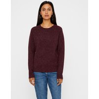 Vero Moda Rundhalspullover "VMDOFFY LS O-NECK BLOUSE GA NOOS" Materialmix, regular fit von Vero Moda