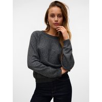 Vero Moda Rundhalspullover "VMDOFFYSHINE LS O-NECK BLOUSE REP NOOS" von Vero Moda