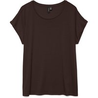 Vero Moda Rundhalsshirt "VMAVA PLAIN SS TOP GAJRS NOOS" von Vero Moda