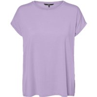 Vero Moda Rundhalsshirt "VMAVA PLAIN SS TOP GAJRS NOOS" von Vero Moda