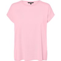Vero Moda Rundhalsshirt "VMAVA PLAIN SS TOP GAJRS NOOS" von Vero Moda