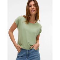 Vero Moda Rundhalsshirt "VMAVA PLAIN SS TOP GAJRS NOOS" von Vero Moda