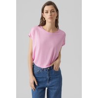 Vero Moda Rundhalsshirt "VMAVA PLAIN SS TOP GAJRS NOOS" Materialmix, regular fit Vero Moda Rundhalsshirt "VMAVA PLAIN SS TOP GAJRS NOOS" Materialmix, regular fit von Vero Moda