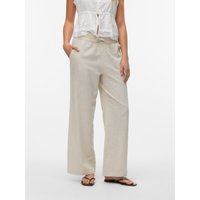 Vero Moda Schlupfhose "VMCAIA MW WIDE PANT WVN NOOS", mit Leinen Vero Moda Schlupfhose "VMCAIA MW WIDE PANT WVN NOOS", mit Leinen von Vero Moda