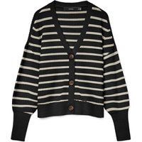 Vero Moda Strickjacke "VMLEA LS V-NECK CUFF CARDIGAN NOOS", mit Knopfleiste von Vero Moda