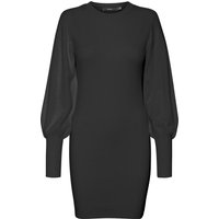 Vero Moda Strickkleid "VMHOLLYKARISPUFF LS O-NECK DRESS GA BOO" von Vero Moda