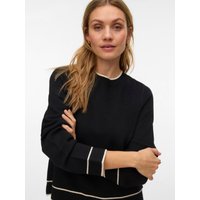 Vero Moda Strickpullover "VMGOLD LS O-NECK DOUBLE CONTRAST PULL" Vero Moda Strickpullover "VMGOLD LS O-NECK DOUBLE CONTRAST PULL" von Vero Moda