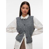 Vero Moda Strickweste "VMNOVAH SL O-NECK BUTTON VEST NOOS" mit Wolle Vero Moda Strickweste "VMNOVAH SL O-NECK BUTTON VEST NOOS" mit Wolle von Vero Moda