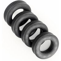 Veroma 1:16 Tieflader Reifen Vollgummi 14mm 4St. von Veroma