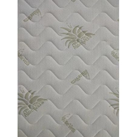 Verona Idee 9 cm MITTELHARTER H3 SCHAUMSTOFFMATRATZE MIT Aloe Vera BEZUG 80x150cm Grün von Verona Idee