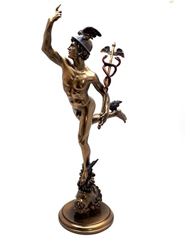 Unbekannt Veronese, von Hermes griechischer Gott mit Statue Skulptur aus Bronze. 14,75 ΄ ΄ von Veronese Design