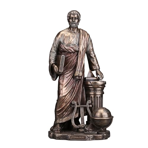 Pythagoras von Samos Mathematiker Statue Skulptur von Veronese