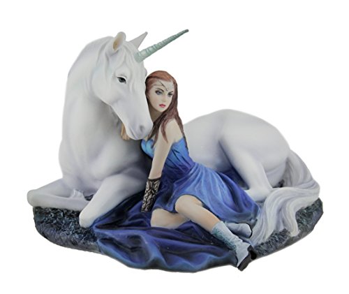 Veronese Anne Stokes Blauer Mond Einhorn handbemalte Fantasie-Statue Veronese Anne Stokes Blauer Mond Einhorn handbemalte Fantasie-Statue von Veronese Design
