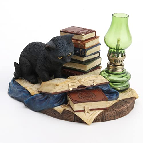 Veronese Design 11,4 cm Ferocious Kitty Magician Öllampe, handbemalt, Kunstharz, Katze Veronese Design 11,4 cm Ferocious Kitty Magician Öllampe, handbemalt, Kunstharz, Katze von Veronese Design
