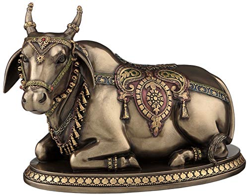 Veronese Design Nandi The Gatekeeper of Shiva und Parvati Statue Skulptur 12,4 cm hoch von Veronese Design