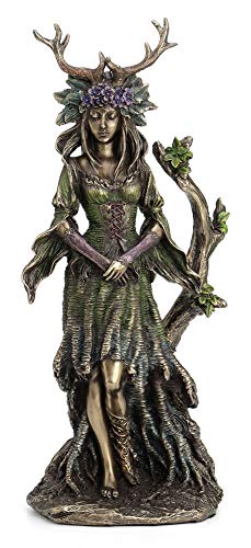 Veronese Design Schutzgöttin der Bäume, bronzierte Statuette von Veronese Design