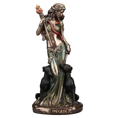Veronese Design Skulptur Hecate, griechische Göttin der Magie, Kaltgussharz, Bronze-Finish, 16,5 cm Veronese Design Skulptur Hecate, griechische Göttin der Magie, Kaltgussharz, Bronze-Finish, 16,5 cm von Veronese Design