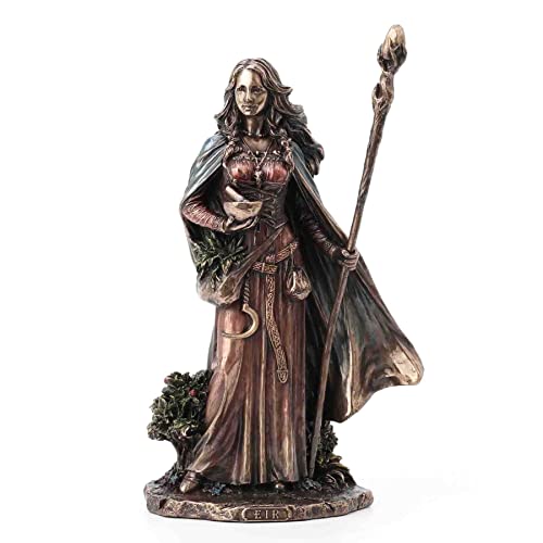 Veronese Design Statue Eir The Valkyrie of Protection Kunstharz, Bronzeguss, 24,9 cm von Veronese Design