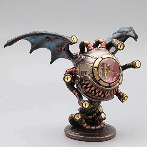 Veronese Design Steampunk Mecha Oktobat Figur aus Kunstharz mit schwebendem Auge, 11,4 cm von Veronese Design